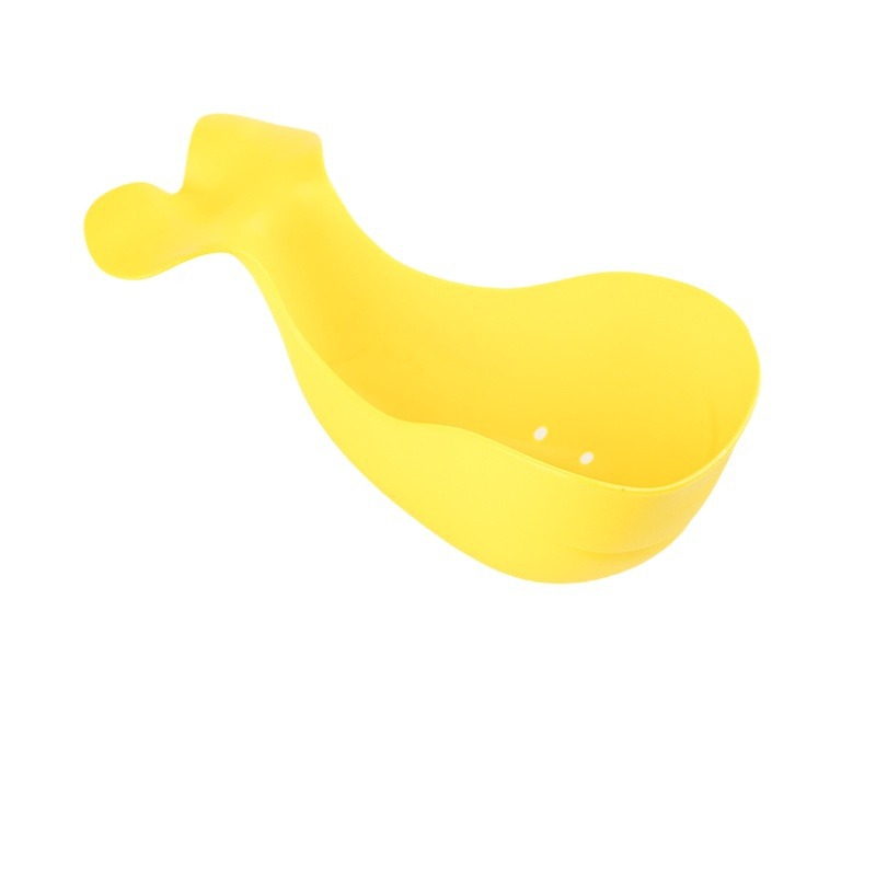 Baby shampoo Cup shower ballena en forma de niño shampoo Cup Baby Bath agua Scoop plástico pequeño agua Cuchara baño Scoop