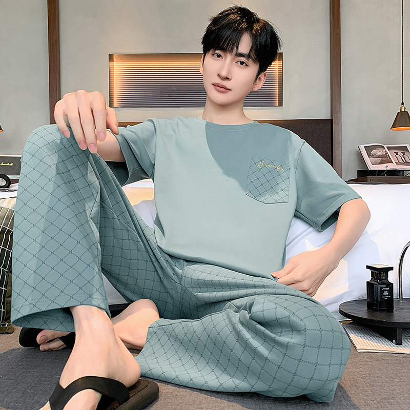 NXF8727 # 크루 넥 짧은 소매 바지