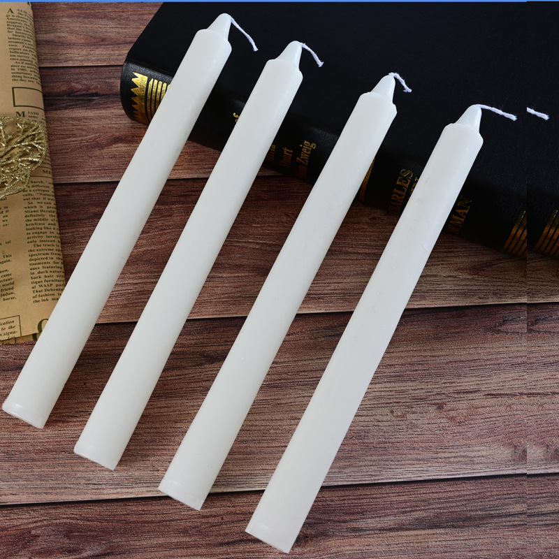 Iluminación doméstica de vela blanca, apagón de emergencia, prevención de desastres, lámpara de mantequilla roja sin humo, candelabros inodoro