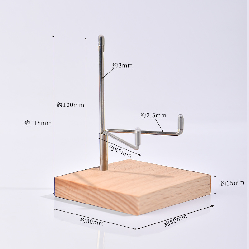 Brújula de haya ordinaria 80 mm (plata)