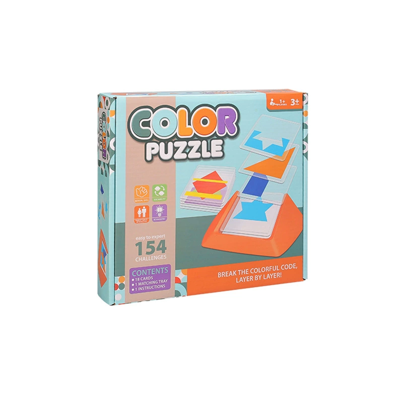 Variable logic intellectual brainteaser, interactive board game, toy, for children and parents