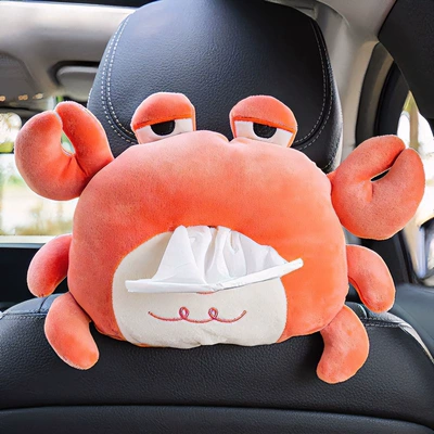 Creative Cartoon Hanging Car Car tissue box/set - little-crab-tissue-box-add-to-favorites-for-expedited-shipping