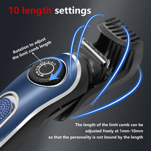 Cross-border best-selling two-in-one multi-function electric razor, five-in-one household razor, hair trimmer and nose hair trimmer