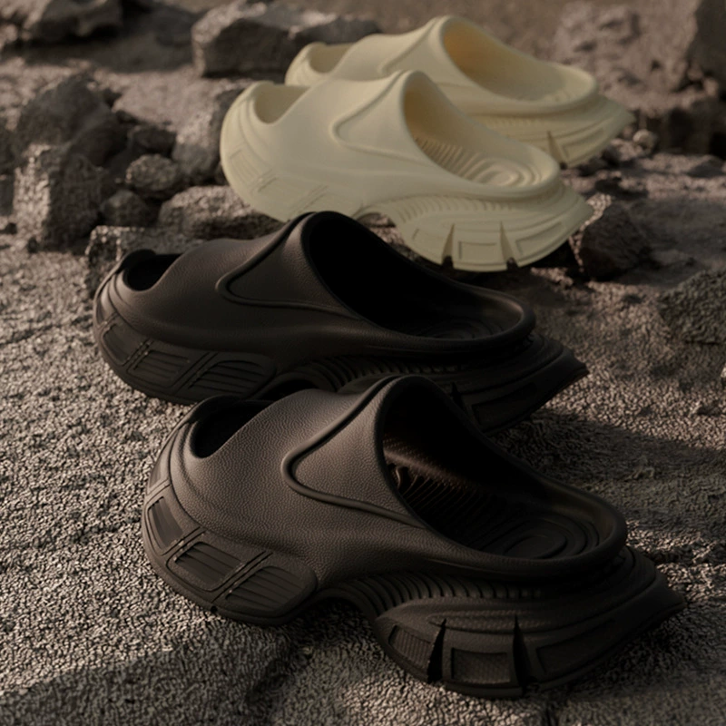 Красные тапки с толстой подошвы женские летние моды