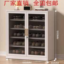 新款带锁鞋柜防盗走廊楼道储物柜门口室外大容量鞋架多层防潮鞋架