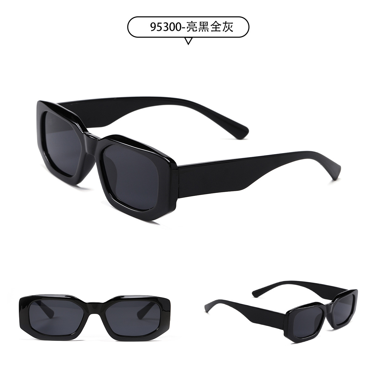 Retro Sunscreen Polygonal Sunglasses Wholesale display picture 6