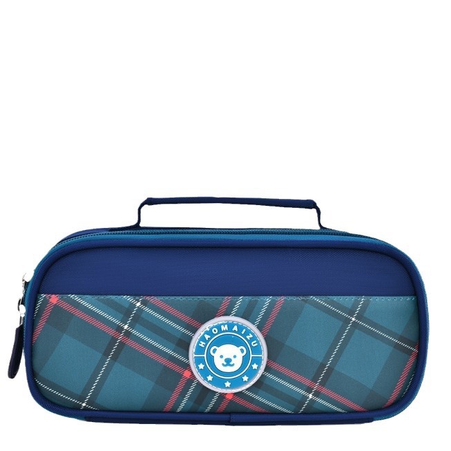 Comercio exterior transfronterizo nuevo bolsillo portátil de tres capas de gran capacidad para estudiantes de primaria, estudiantes de secundaria, caja de papelería multifuncional para hombres y mujeres