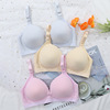 Supporting cotton wireless bra for breastfeeding, underwear for pregnant, wholesale, front lock