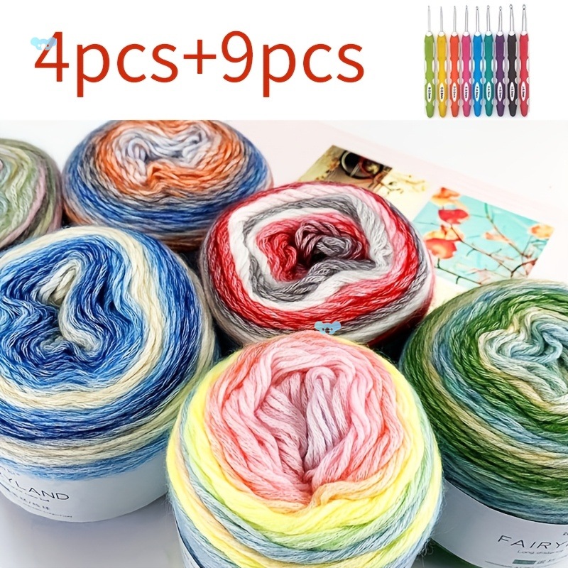 13pcs Of Colorful Thread crochet Hook Set Cotton 60.00%跨境