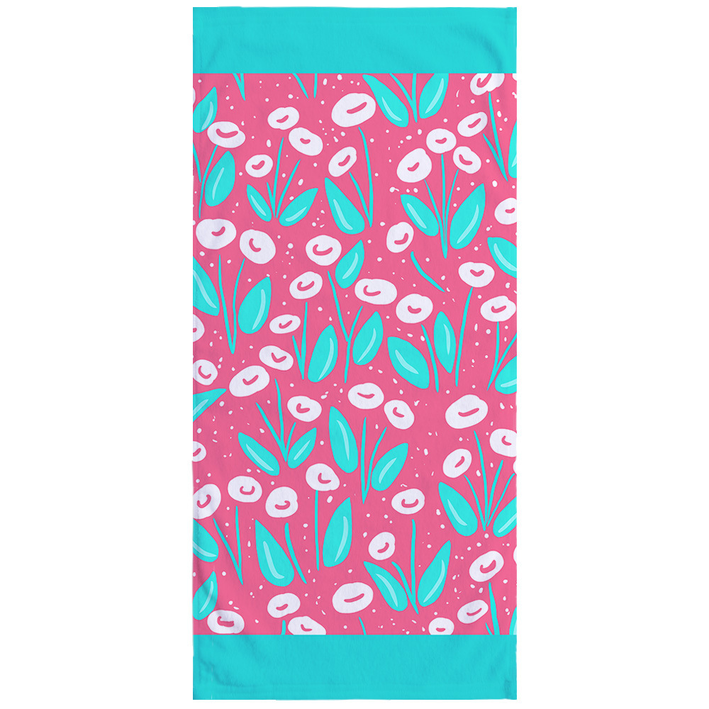 Nueva toalla de playa de impresión digital de microfibra de cocotero toalla de baño de natación toalla de playa de tela de felpa al por mayor