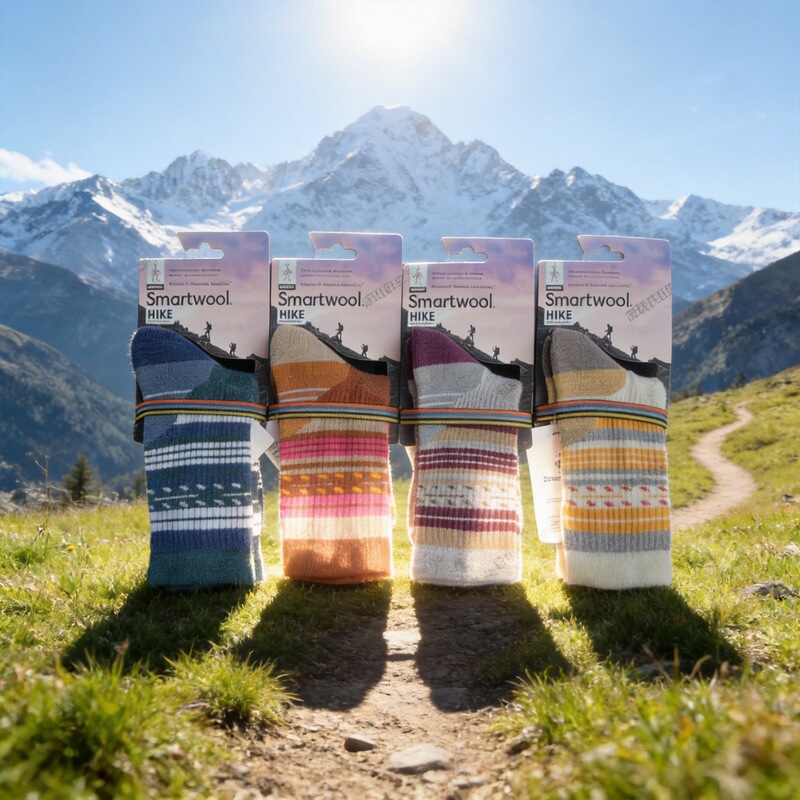 Merino Wool Outdoor Mid-Calf Hiking and Trail Running Socks That Absorb Sweat Merino Wool Outdoor Mid-Calf Hiking and Trail Running Socks That Absorb Sweat