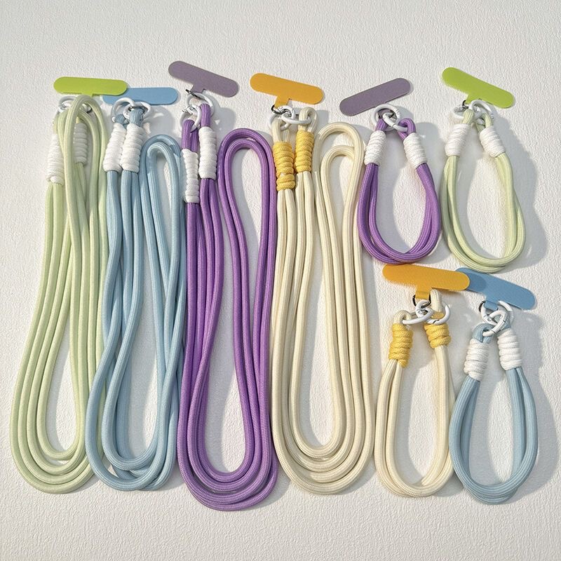 Dark Night Purple Four Color Suitable for Apple Mobile Phone Lanyard Lanyard Neck Rope Short Huawei Silicone Hand Rope Anti-losing Rope Anti-slip