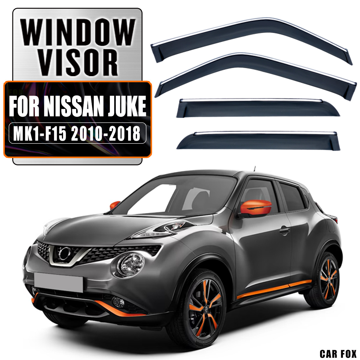 Suitable for Nissan Juke Car Window Sun Visor and Rain Shield