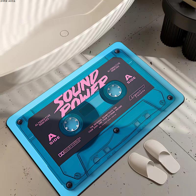Tapete Absorbente de Diatomeas para Baño de Barro de Diatomeas Lavable a Mano para Baño