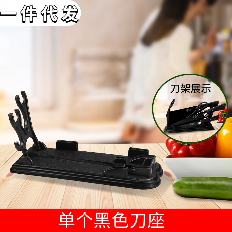 Estante de almacenamiento integrado estante de almacenamiento palillos barril de acero inoxidable cuchillo de cocina de sonido tembloroso regalo plástico
