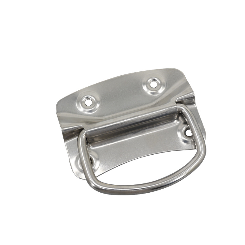 AW Anwang anillo de tracción mango de hierro 201 alambre grueso - 201 acero inoxidable - mango de caja accesorios mango de caja de herramientas