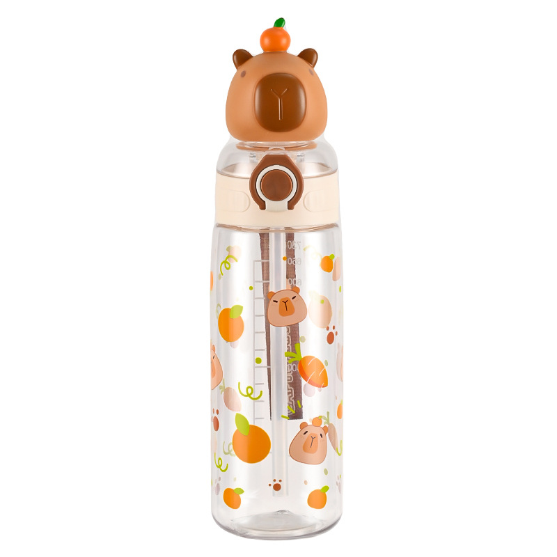 Selección estricta taza de agua explosiva, taza de agua para animales, taza de agua para estudiantes, taza casual creativa de alto valor de cara, taza de agua Capibara