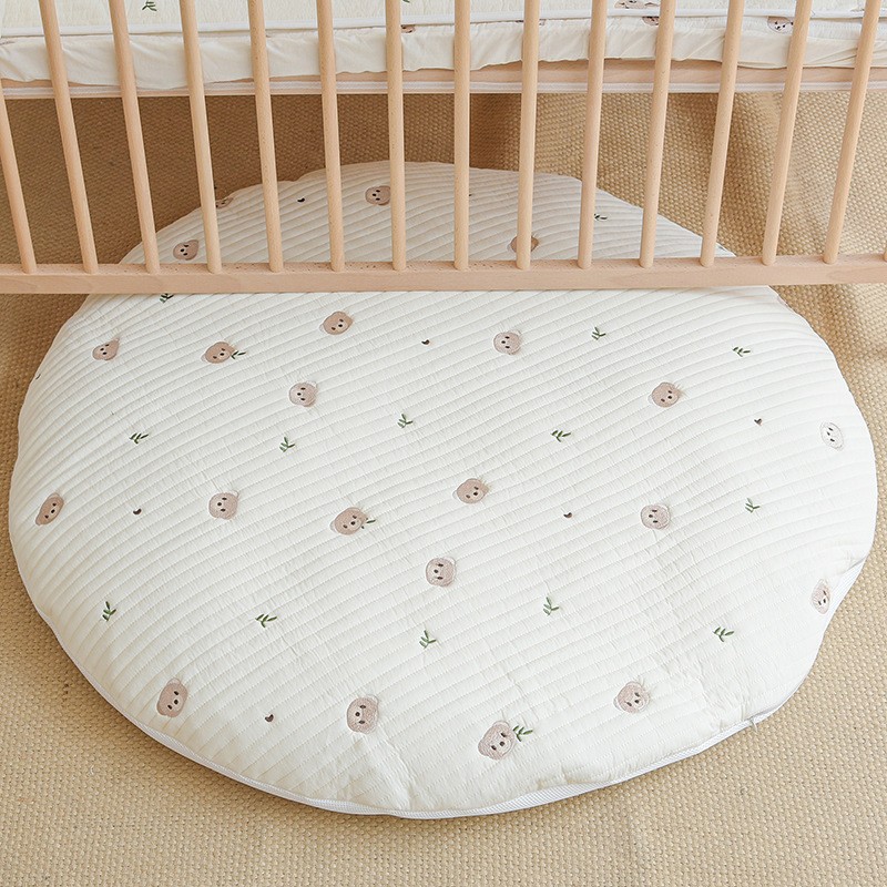 퀼트 숲 곰 라운드 매트