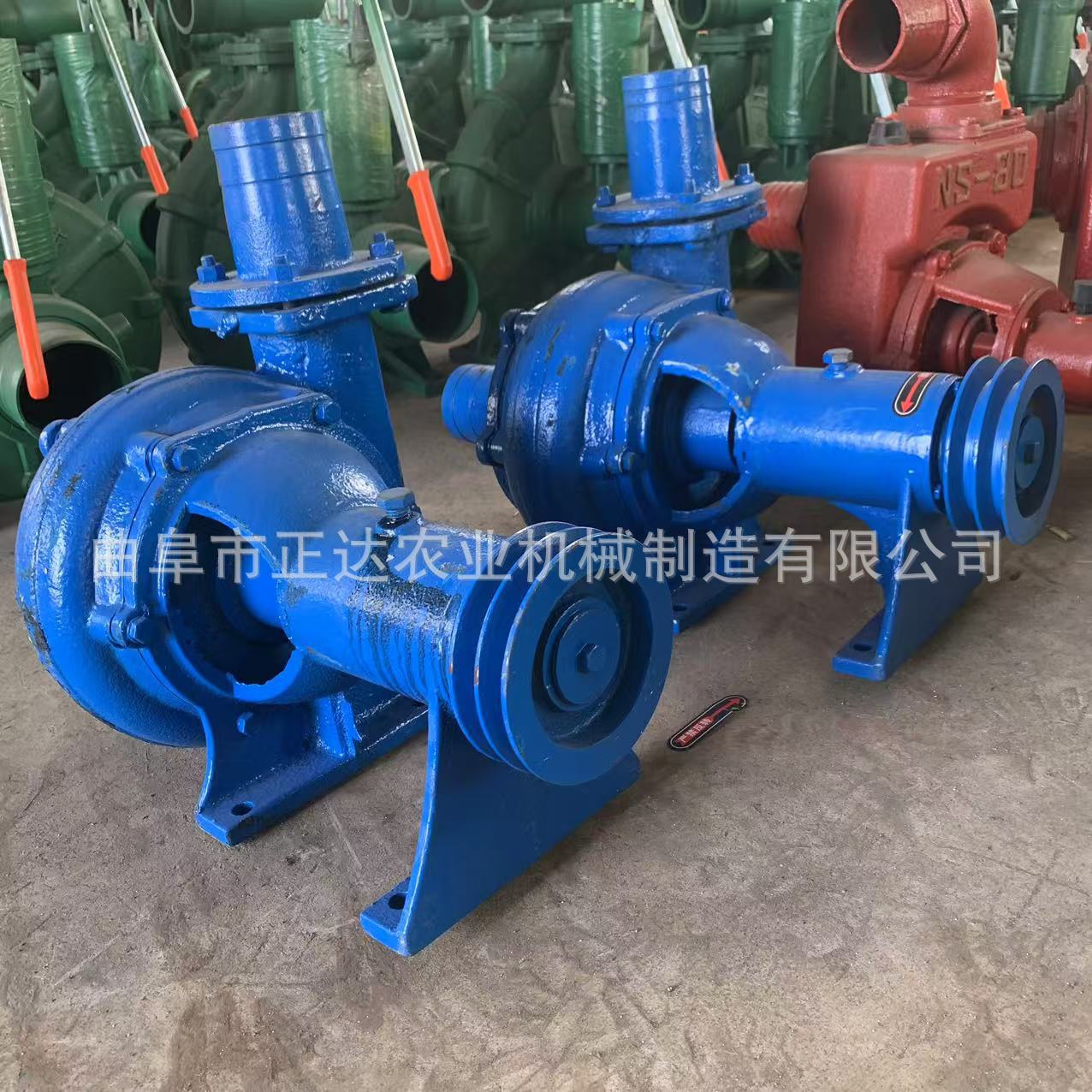 池塘清淤泥浆泵柴油机3寸4寸小型抽沙用  卧式电机款吸沙机组