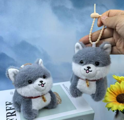 纳福狗哈士奇 / 精品4寸多颜色的随机发[单款20起批】