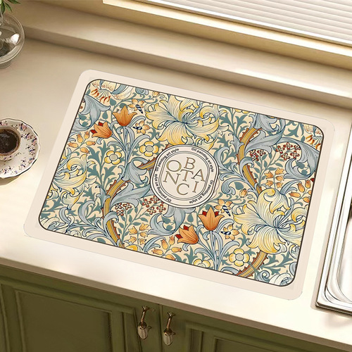 Special-purpose drainage mat kitchen diatomaceous earth anti-slip water-absorbent mat desktop high-temperature resistant anti-scald heat-insulating mat