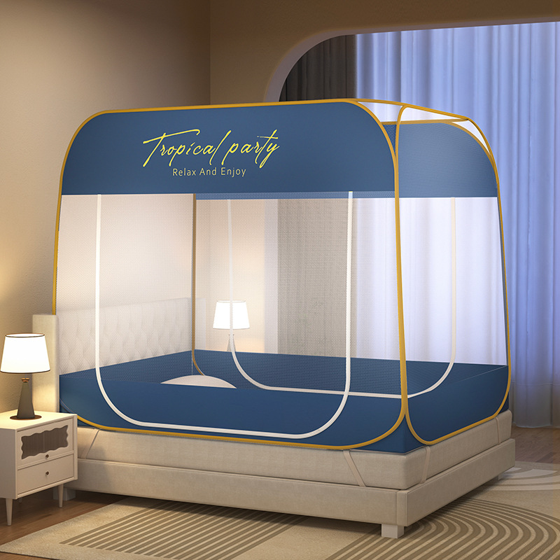 English blue [Double door full bottom] Encrypted tent yarn