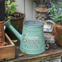 欧式铁艺洒水壶家用浇花壶庭院花器园艺工具花园长嘴浇水壶