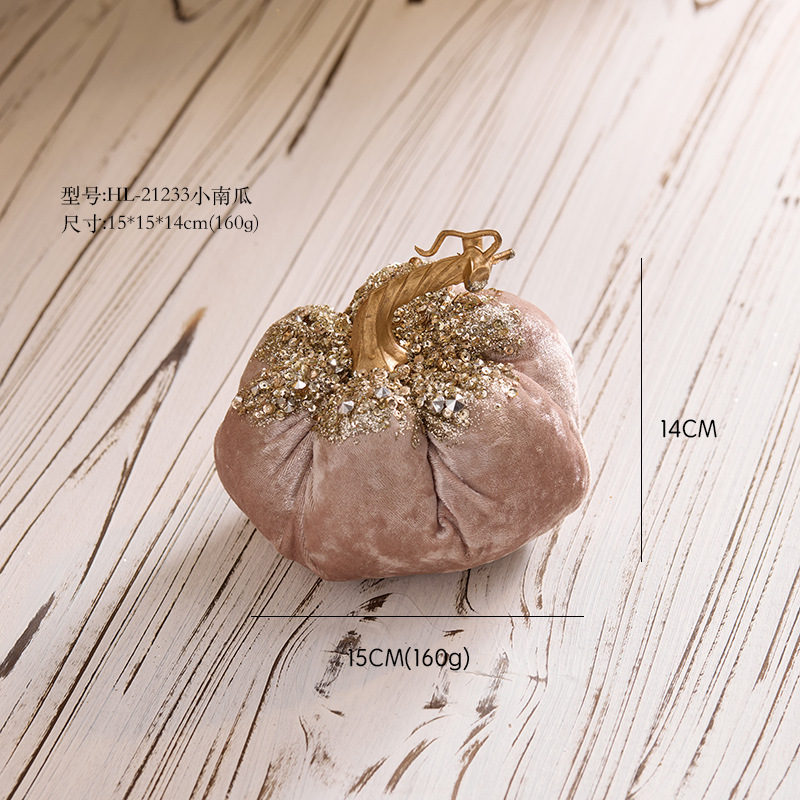 Nuevos productos transfronterizos calabaza creativa decoración de escritorio decoración de Navidad escena de diseño de props de disparo de celebridades en línea