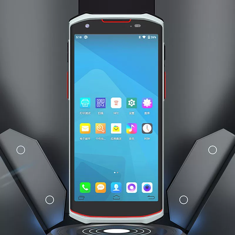 5.5-дюймовый полный экран Android сборщик данных двухмерный PDA ручной терминал 4G полная сеть экспресс логистика склад