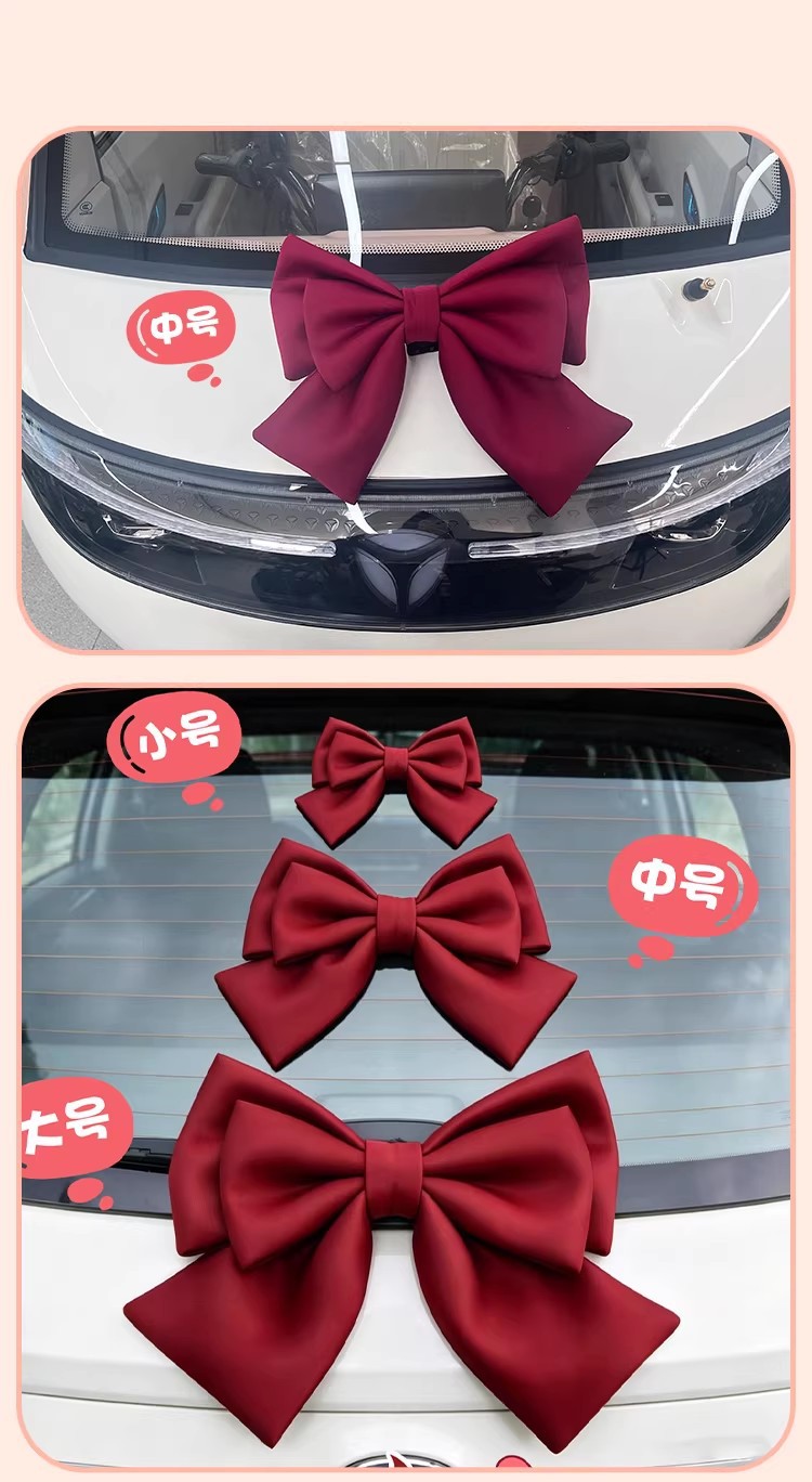 Electric Vehicle Decorative Accessories, Bow Ties, Suitable for Yadi, Aima, Luna, and Tailg Electric Scooters, Rear Backrest Accessories