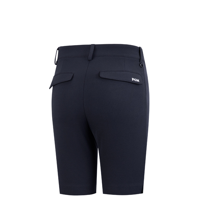 Quần short golf nữ PGM co giãn chống nước dài 5 tấc — KUZ129-màu xanh hải quân, KUZ129-màu trắng, KUZ129-Màu đen, KUZ129-Kaki chi tiết 20