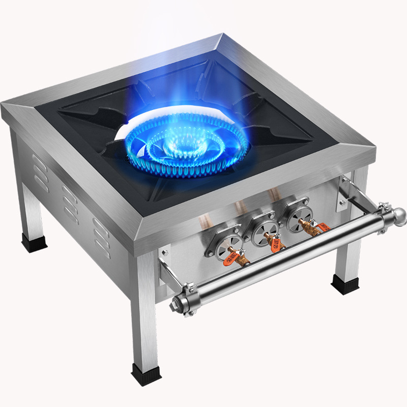 卤味商用灶卤肉灶高汤煤气灶猛火燃气韩式低汤灶商用矮仔炉矮脚灶