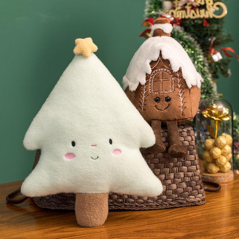 INSクリスマス装飾抱き枕クリスマスツリー人形ソファークッション姜パイ人ヘラジカ子供女子プレゼント|undefined