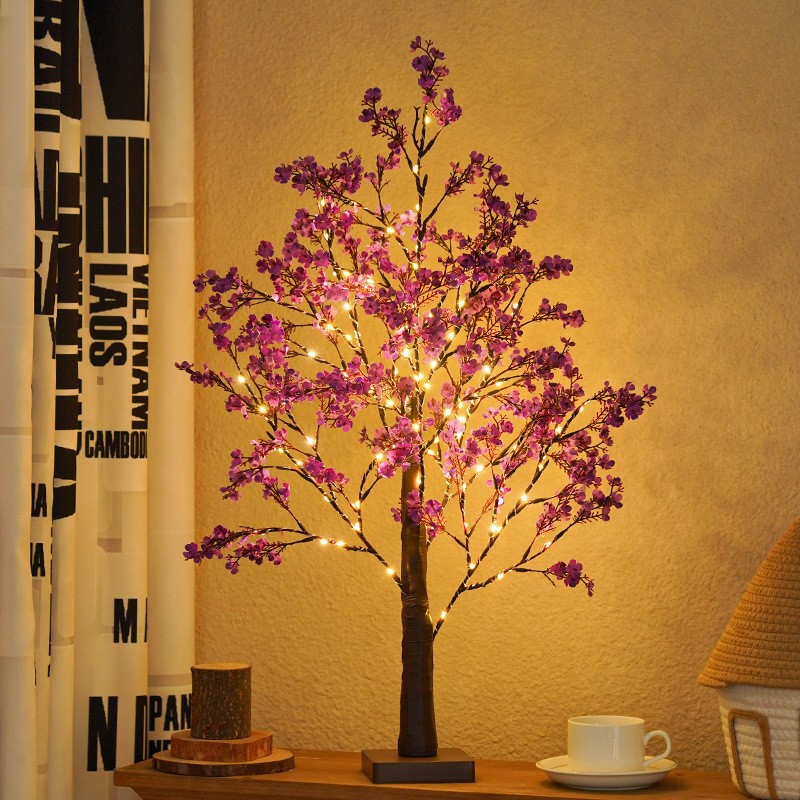 Lámpara LED con Forma de Árbol Decorativo de Plástico para Decoración de Habitaciones image 30