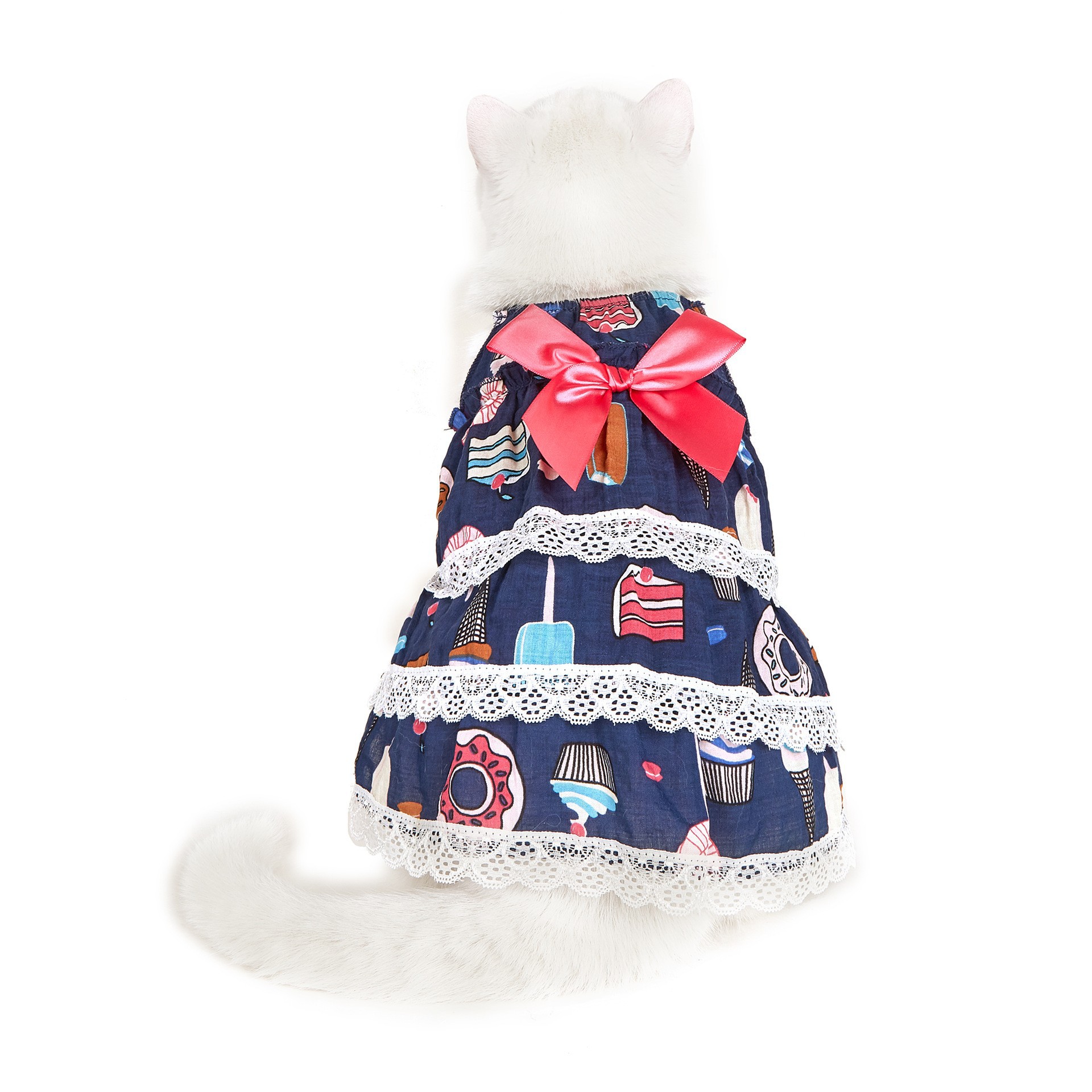 Pastoral Cotton Ditsy Floral Pet Clothing display picture 5