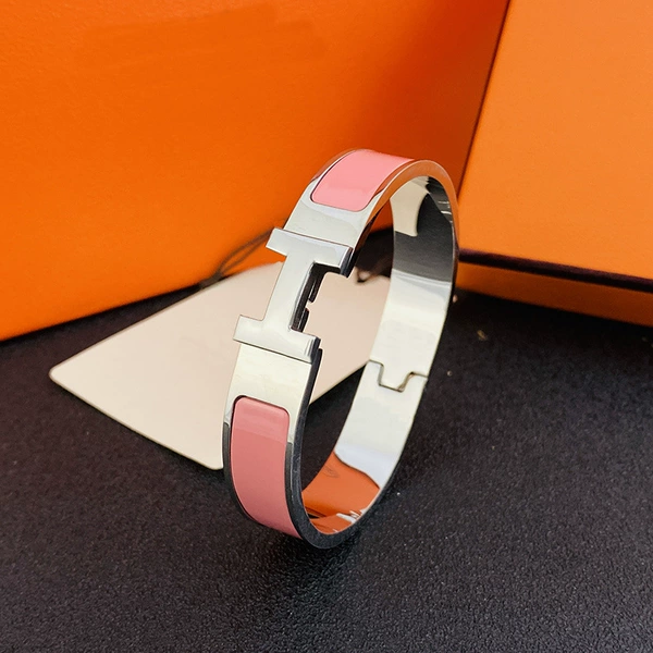 Mid -version H bracelet. Silver+powder