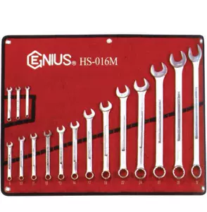 天赋（GENIUS） HS-016M Tools (набор из 16 предметов), метрический ключ двойного назначения в наличии