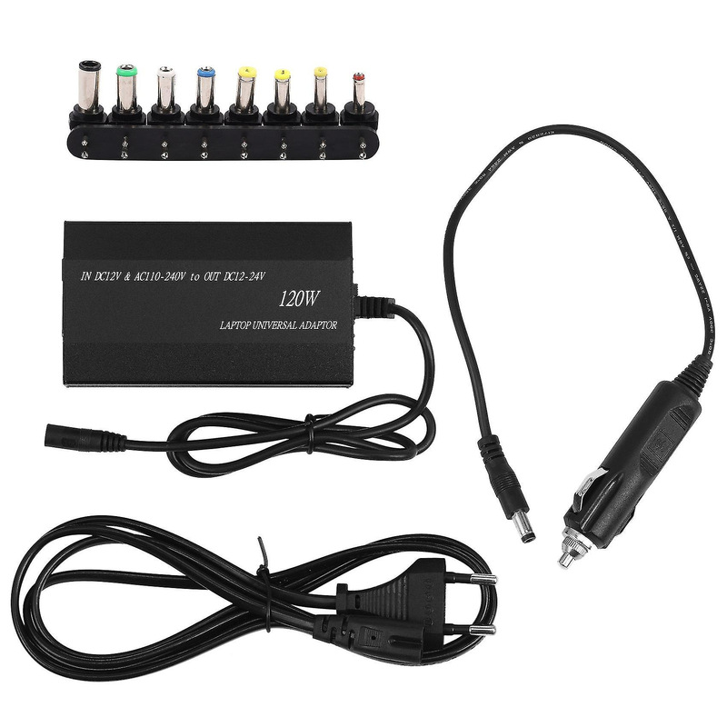 Car/Home 120W Dual-Purpose Notebook Multi-Function Power Adapter Universal Charger 12V Converter