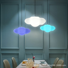 LED现代简约家用餐厅吊饰客厅卧室酒店美陈DIY装饰发光云朵吊灯