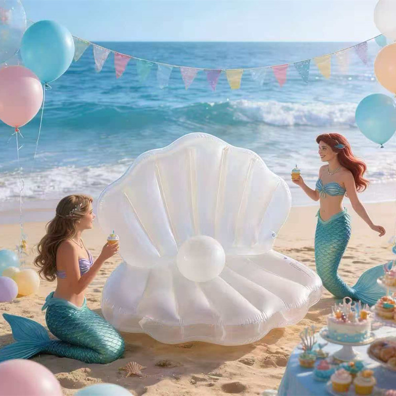 Inflatable Shell Swimming Ring Float Pool Float Bed Water Play Toy Hot-Selling Exquisite Swimming Ring Water Float Inflatable Shell Swimming Ring Float Pool Float Bed Water Play Toy Hot-Selling Exquisite Swimming Ring Water Float