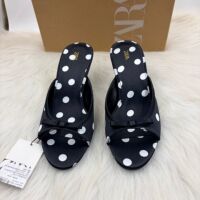 2026 summer new style polka dot black and white matching group high-heeled flat sandals women's high-heeled shoes for going out sexy women's shoes