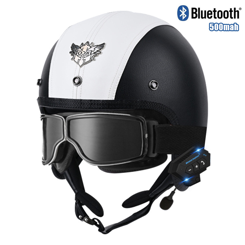 K 흑백 사각형 복고풍 거울 블루투스