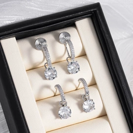 耳夹;耳钉;耳环