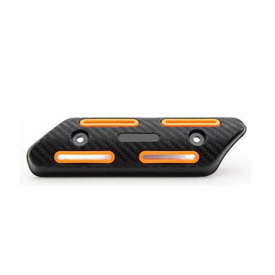 Motorcycle Safety Supplies Cover, Heat Insulation Decorative Cover - orange-abs-anti-scald-cover-not-high-temperature-resistant