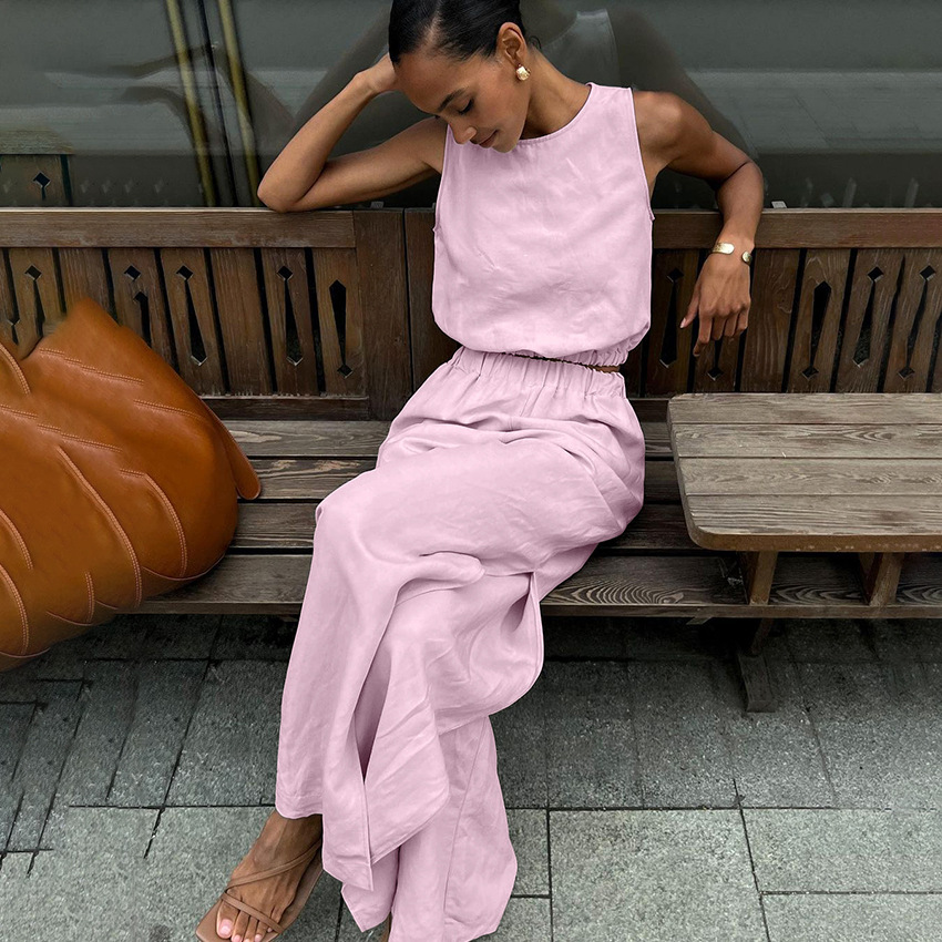 Fuchsia vest sleevless
