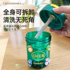 BB4C批發ins簡約高顏值吸管杯潮流迷你學生便攜噸噸水杯子時