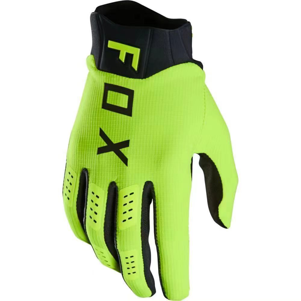 22 guantes coloridos para bicicleta de montaña, compatibles con pantallas táctiles, resistentes al desgaste, para montar en motocicletas todoterreno.