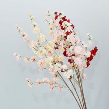 高档长枝樱花 仿真花假花家居婚礼装饰花艺批发摆件户外餐桌布置