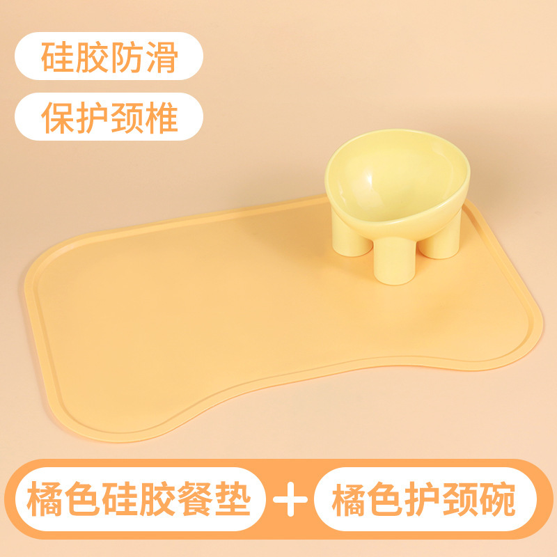 Tacos de mascotas de piernas de elefante cuello de agua potable para gatos tazón para perros alimentos para gatos al por mayor transfronterizos alimentos para gatos de cerámica