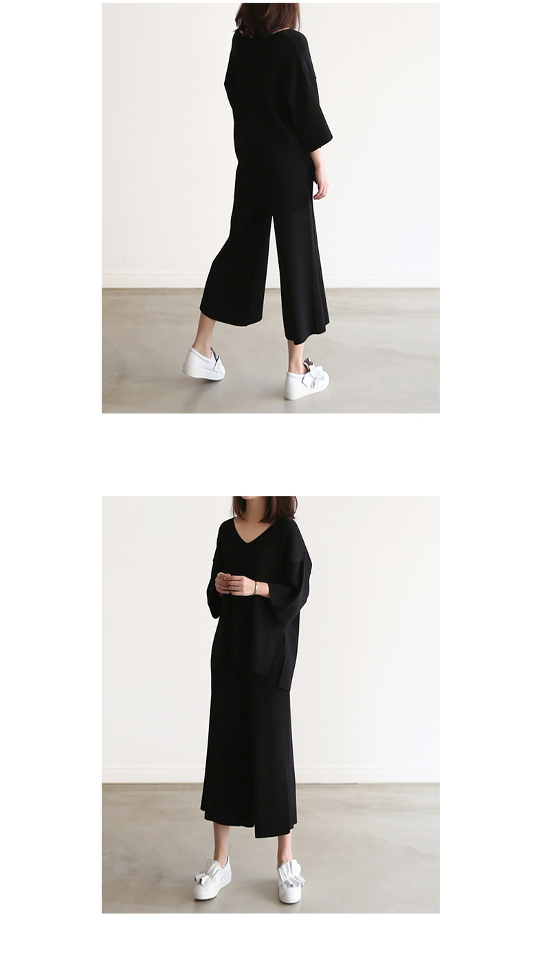 Wide-leg Pants Set 11